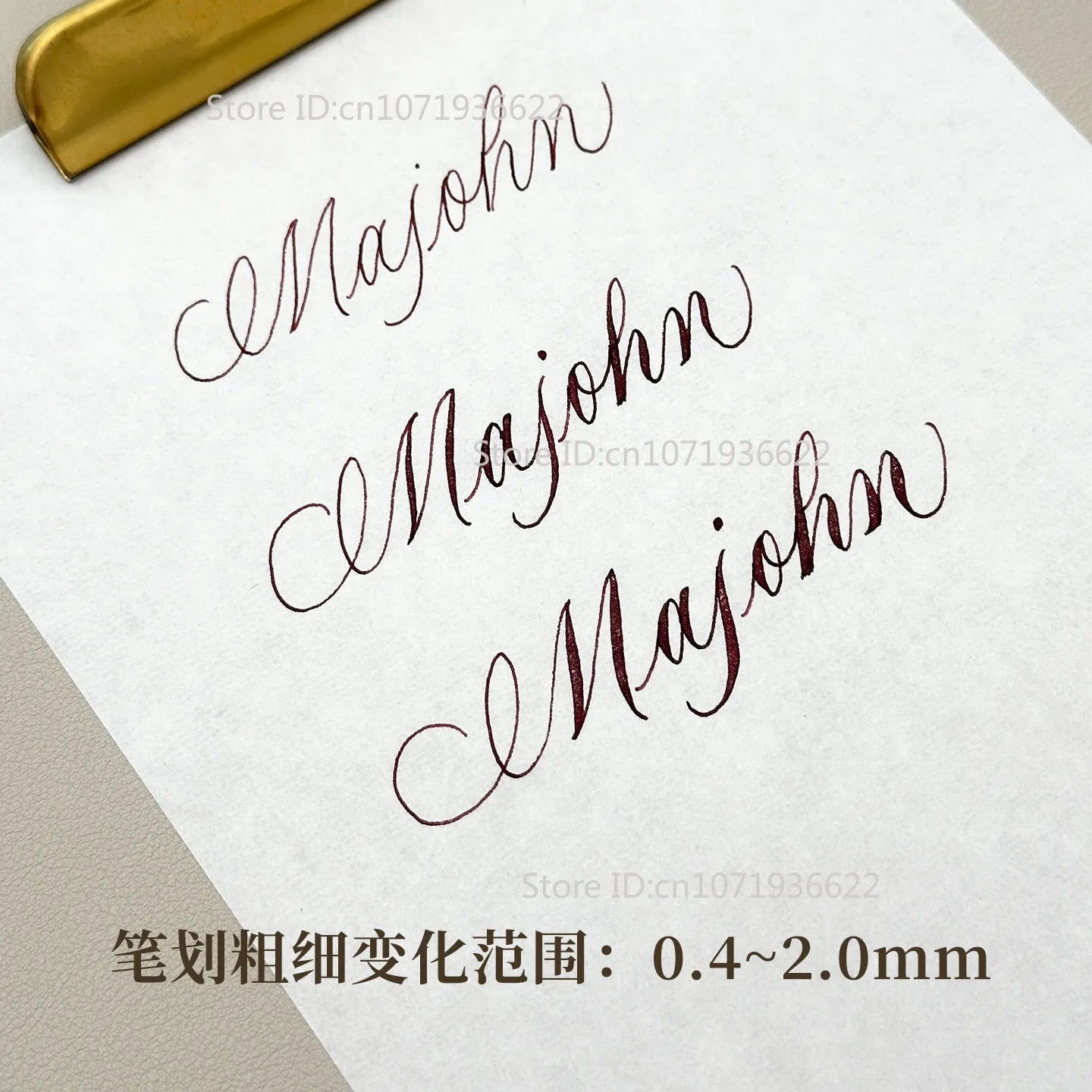 Creative for MAJOHN P136 P137 P138 P139 No.6 Solf Flex Nib Grip Section Fountain Pen Copperplate ES ER Round Body Point Nib