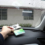 Car Card Sleeve Parking Ticket Clip Auto Fastener Card Bill Holder Mount Fastener Organizer Windshield Stickers Home Office
