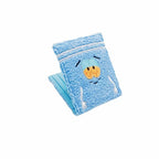 Towel cloth embroidered anime fashion wallet, designer personalized ID card holder