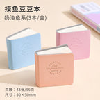 3pcs/set Colorful Mini Drawing Books Square Watercolor Sketchbook Thick Paper Drawing Books Study Art Art Supplies