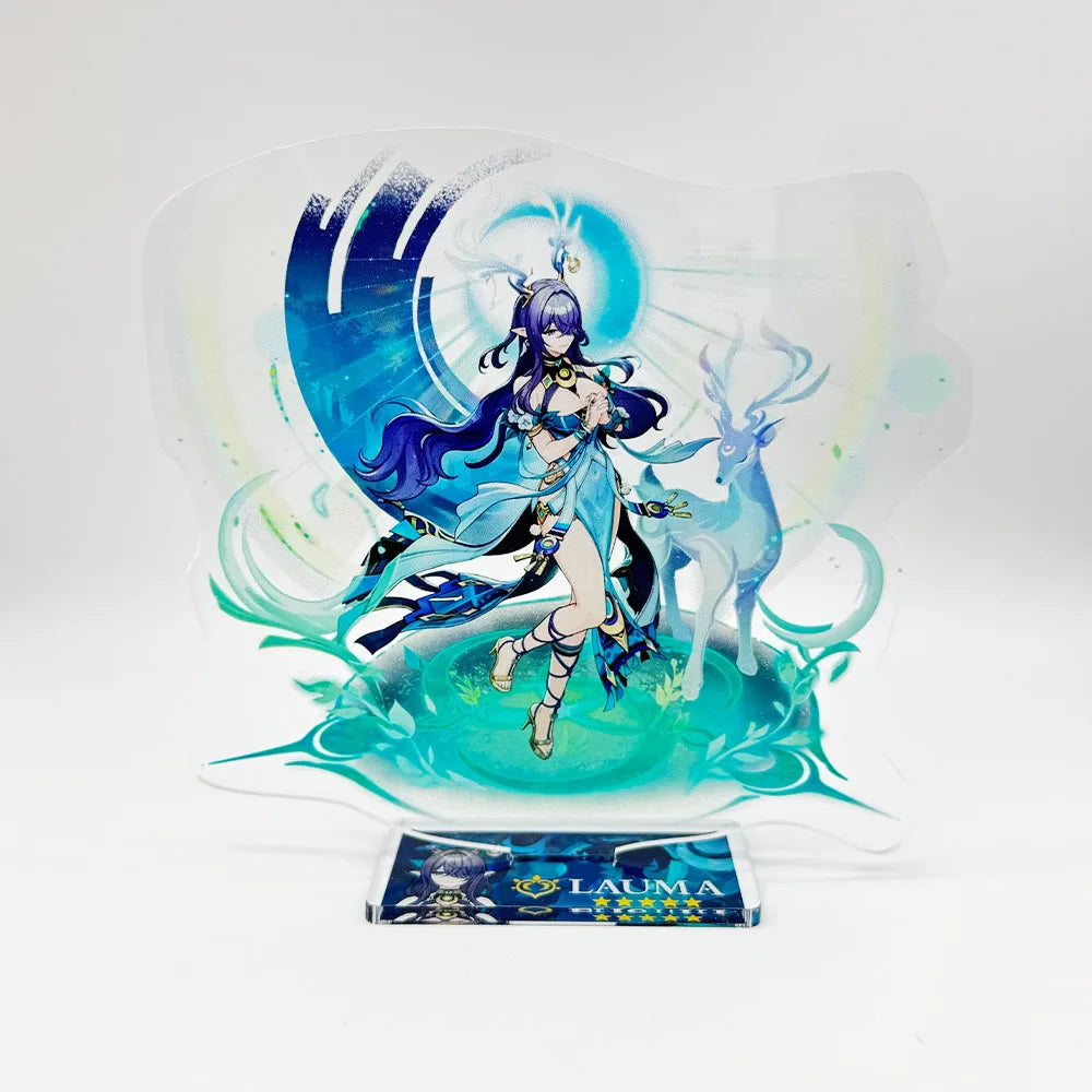 Odette Lohen Flins Durin Mavuika Columbina Xiao Arlecchino Acrylic Anime Model Furina Collect Desktop Decoration Keychains Gift