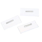 [TG835]10/20/30Pcs Name Tag Blank Name Badges Acrylic Name Tag Holders 70x30mm Insert Blank Acrylic Nameplate