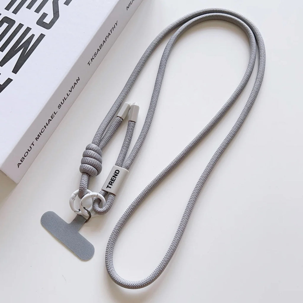 1Pc Universal Long Phone Lanyard Length Adjustable Neck Hanging Rope Crossbody Rope With Phone Case Connection Clip