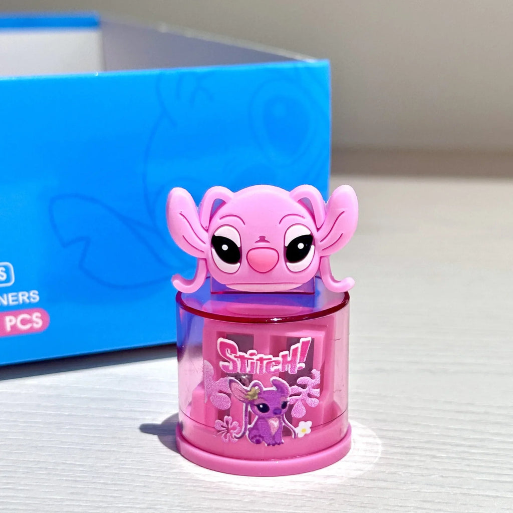 Random 1 Color Stitch doll pencil sharpener, cute cartoon student pencil sharpener, Lilo & Stitch stationery, school supplies