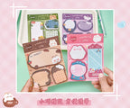 Kawaii Cartoon Strawberry Rabbit Bear Sticky Notes Memo Pad Cute Message N Times Sticky Office Stationery Supply Journal Planner