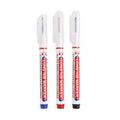 White Marker Pens 0.7/1.0/2.5mm Waterproof Oily Permanent Paint Pen Markers for Wood Rock Plastic Leather Glass Metal Ceramic