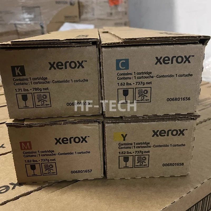 One Set Original Quality New 006R01655 006R01656 006R01657 006R01658 Toner Cartridge for Xerox Color C60 C70 Toner Kit