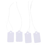 300Pcs label tie string strung ticket jewelry merchandise display price tags
