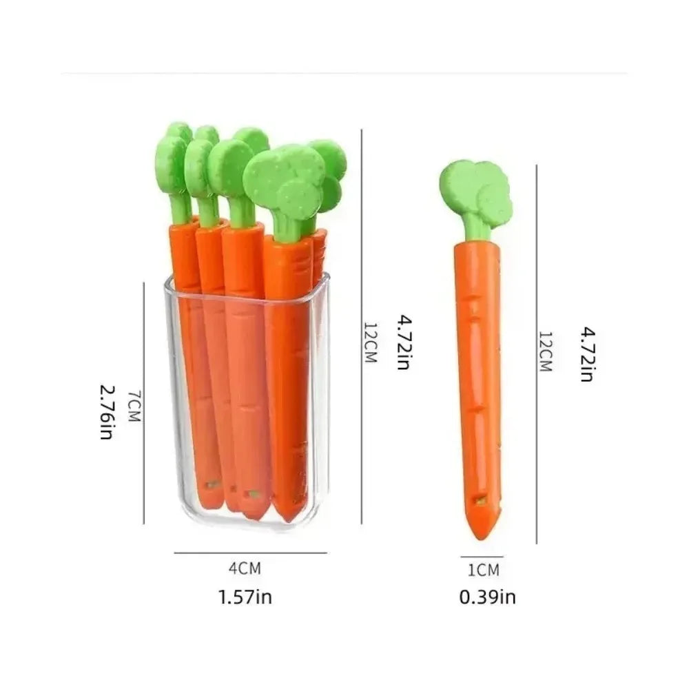 Creative Carrot Sealing Clip for Kitchen Food Freshness Snack Storage Moisture Resistant Storage Clip