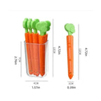Creative Carrot Sealing Clip for Kitchen Food Freshness Snack Storage Moisture Resistant Storage Clip