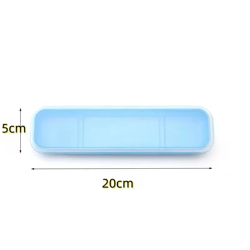 Tableware Box Portable Tableware Box Spoon Fork Storage Box Spoon, Fork, Chopsticks, Straw, Makeup Brush Storage Box