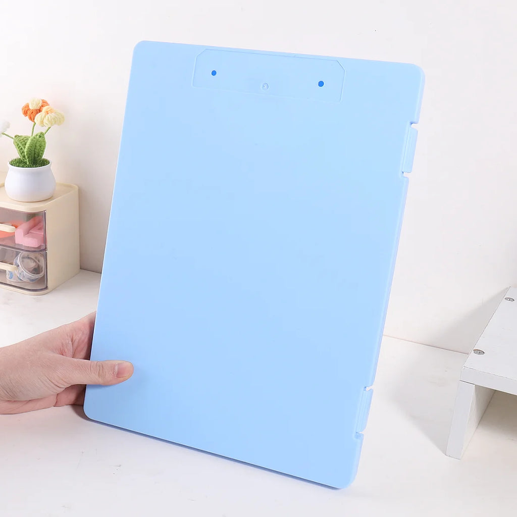 A4 Multi-functional File Folder Desktop Test Paper Organizer Office Document Board Folder Storage Box Writing Board, Office
