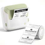 Niimbot B4 Thermal Label Printer Large Size 20-110mmm Print Width Label Sitcker Machine Shipping Label Business Office Use
