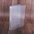 Creative transparent twill pp binder shell a6 a5 six-hole b5 nine-hole folder
