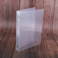 Creative transparent twill pp binder shell a6 a5 six-hole b5 nine-hole folder