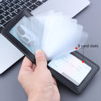 2/4/6/8card slots Pu Leather Driver License Holder On Cover For Car Driving Documents Business Id Pass Certificate Folder Wallet