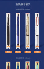 Japan UNI JETSTREAM EDGE Ultra Fine Ballpoint Pen,SXN-1003 Metal 0.28/0.38mm Fast-Drying for business,signing,Japanese Stationer