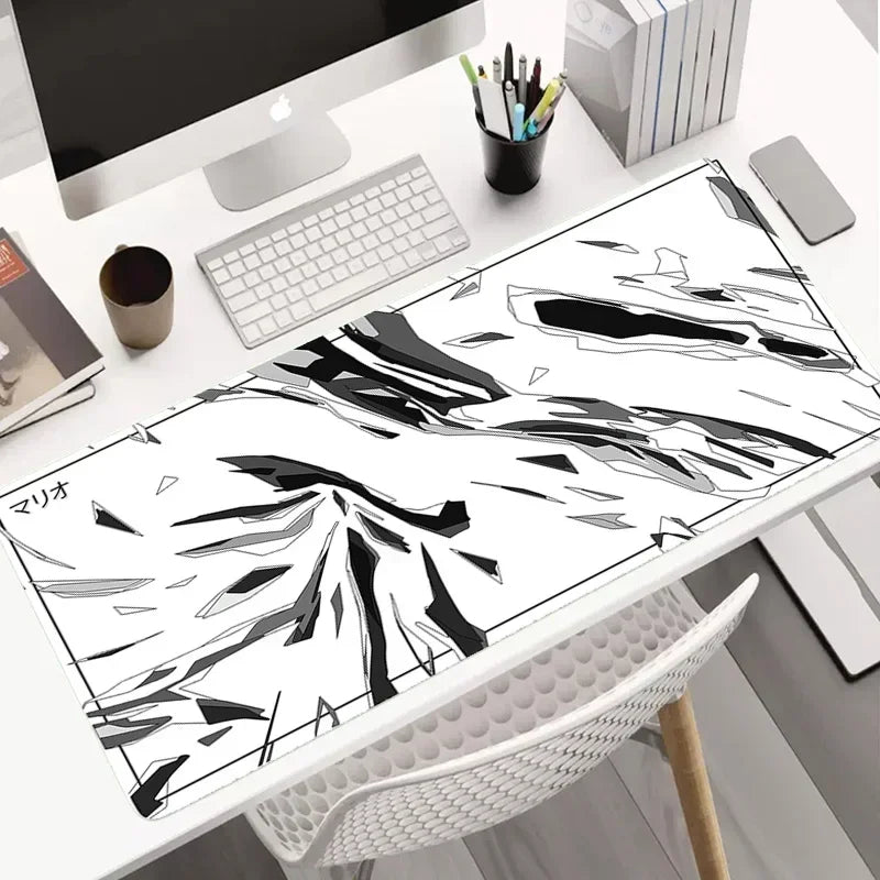 Hot Sell Large Gaming Mouse Pad Multi-size Gamer Mat Abstract XL Computer Cushion Keyboard Desk Non-Slip Rubber Locking Edge Rug