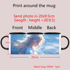 Personalized Photo Mug, Customize Family, Kids, Lovers, Logo, Text, Dog, Cat, Photos Mugs, Tea Milk Cup, Mother's Day Gift