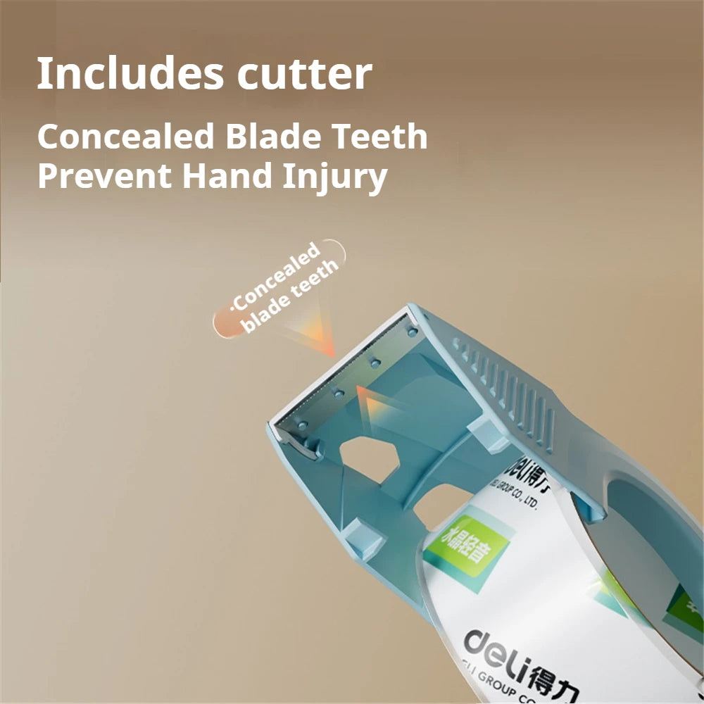 1 Set1.9 inches/4.8cm Tape Dispenser & Tape,  For packaging, shipping, and mailing, Quiet And Smooth,  No Splitting Or Tearing.