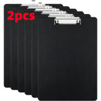 1/2pcs A4 Clipboard, Clipboard Folder, Writing Board with Binder Clip, Metal Clip, Suitable for Notes, Documents, and Drawings