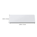 16Pcs Blank Name Badges with Pin Premium Density Board DIY Name Tag Pin for Students Workers Teachers Cafes Hotels Airlines