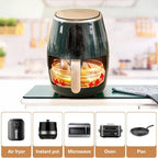 XXL 23CM Air Fryer Paper Square Parchment Paper Disposable Paper Liner Oil-proof Paper for 7-12 L AirFryer Oven Microwave Pan