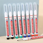 4-100Pcs 2cm Waterproof Long Head Markers Deep Hole Marker Pen for Metal Carpenter Red/Black/Blue/Green /White Woodworking Tools
