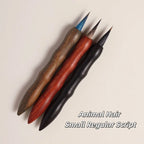 Animal Hair Fine-Tip Brush Portable Calligraphy Brush for Travel Small Regular Script Watercolour Painting Outline Pen