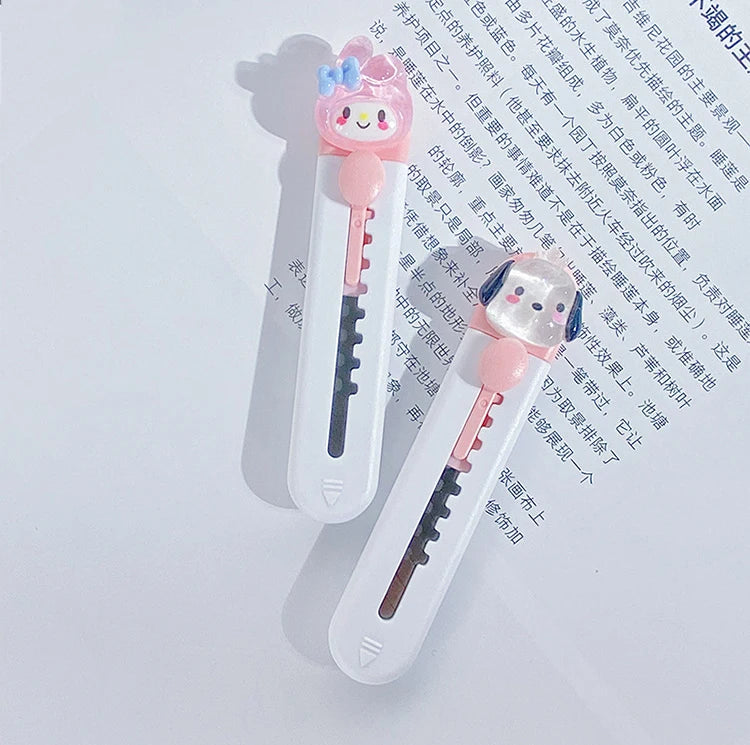 Cute Cartoon Mini Cutter Utility Knife Student Art DIY Tools Creative Stationery School Supplies