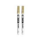 Fine tip permanent Paint Marker Pen DIY Paint Metallic Pen Permanent Gold SILVER Marker Touch Up,School Model Painting