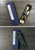 Original Chinese Painting Calligraphy Ink Stick Natural Pure Pine Soot Ink Block Grinding Ink Calligraphy Ink Bar Sumi Inkstick