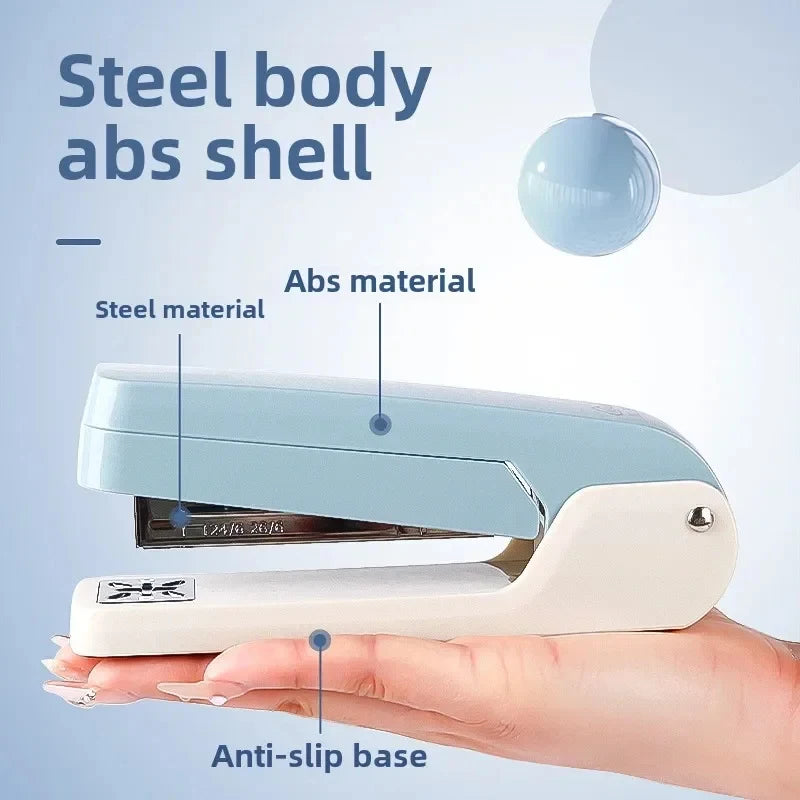 1-Piece 360° Rotatable Heavy Duty Stapler with Staple Remover: Large Capacity & Strong Clutch for Home and Office Use