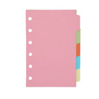 A7 6Holes Loose Leaf Notebook Refill Spiral Binder Inner Page Weekly Monthly To Do Line Dot Grid Inside Paper Stationery