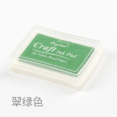 1pc 15 Colors Big Ink Pad Stamp Planner Scrapbooking Silicone Stamps Inkpad Diy Diary Greeting Card Making Supplies Inpad