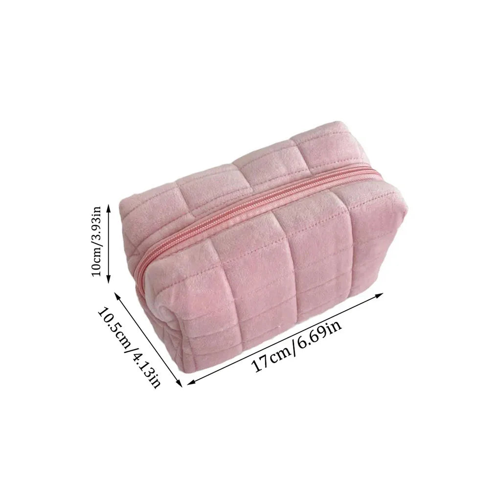Cute Capybara 1pc pink blue Pillow Design Cosmetic Bag Pencil Case Pen Pouch Large-capacity Student Storage Pencil Case gift