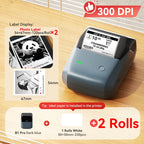 Niimbot B1 Pro Label Printer 300 DPI High-definition Red Black Color Printing Self-adhesive Photo Printing for Business Home