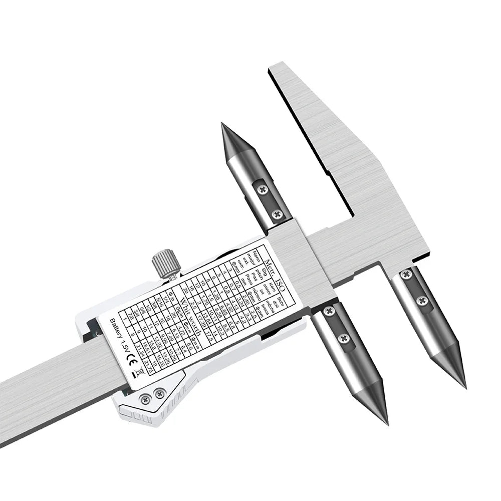 Edge-Center Distance, Center Distance, Digital Caliper, Cone Probe Hole Distance, Centerline Caliper, Edge-To-Hole Measurement