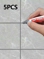 1/5/10PC  Waterproof Marker Pen Wall Seam Repair Tiles Grout Markers Pens Floor Bathroom Decontamination Paint Brush Tools