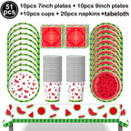 Watermelon Party Tablecloth Plastic TableCover One in a Melon Theme Girl Birthday Decoration 1st 2nd 3th Birthday Party Supplies