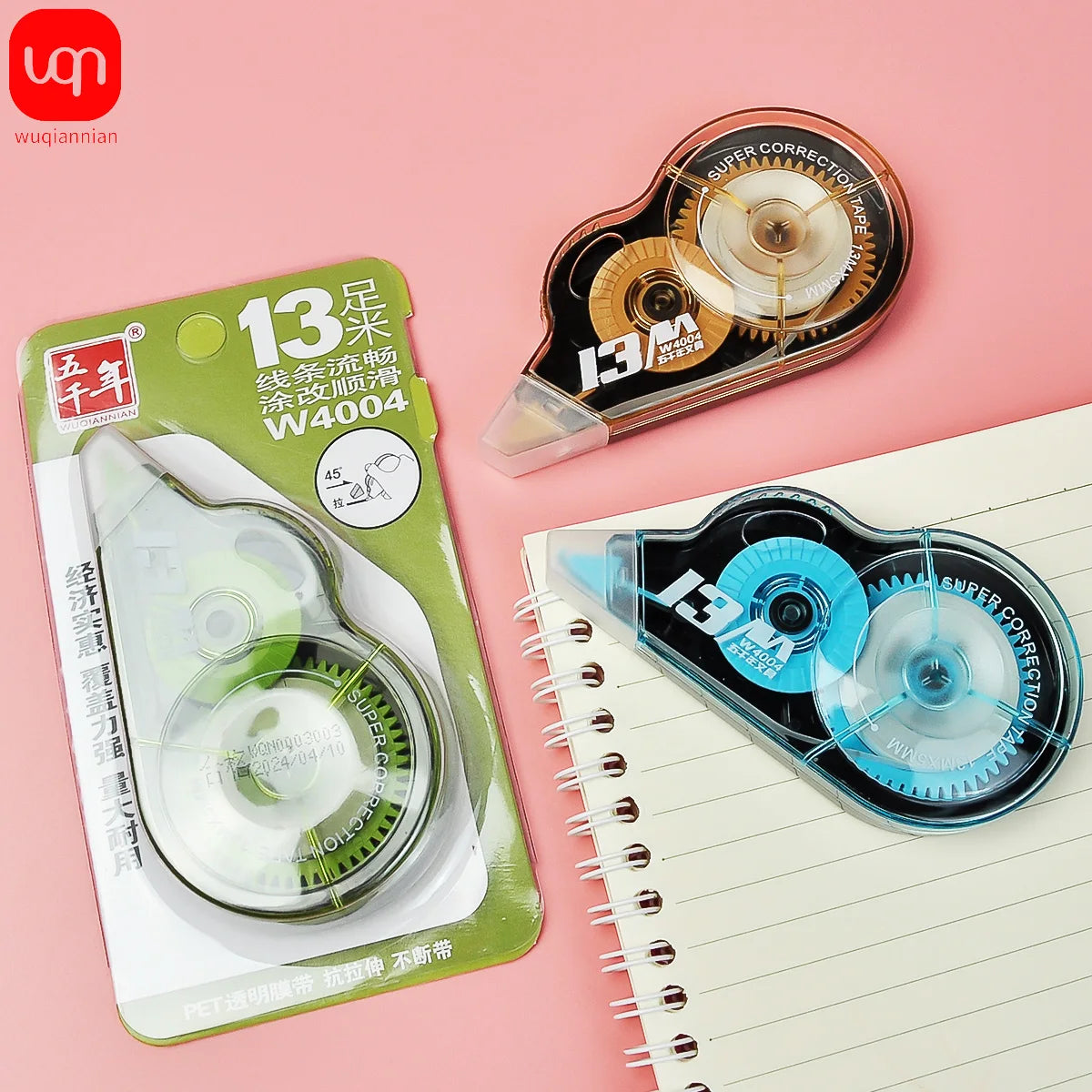 WQN-1pc Correction Tape Correction Tape Material Stationery Writing Correction Office School Supply