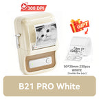 Niimbot B21 Pro 300DPI HD Printing Portable Thermal Printer Self-adhesive Label Printer Sticker Maker For Photos Receipts Note