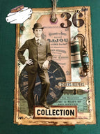 37Pcs Vintage Europen American Photo Craft Paper Dolls Junk Journal Ephemera DIY Cardstock Scrapbooking Material Thick Card