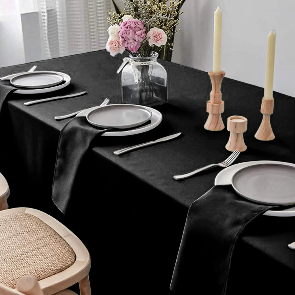 Set Of 6/12/24 40x40cm Table Cloth Napkins Durable Polyester Thicken Placemat Reusable for Kitchen Dining  Wedding Decoration