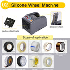Automatic Tape Dispenser Cutting Machine 6-60mm Adhesive Tape Ribbon Intelligent Double Sided Cutter 110V 220V