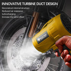 Electric Goddess Brushless Cordless Electric Air Blower Turbo Jet Fan Handheld Dust Blowing Tool For Dewalt 20V Battery Pin