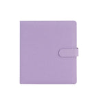 PLRBOK A5 D Shape 3 Ring Refillable Photo Album with Magnetic Buckle,Glitter PU Leather Binder Cover,10×15 15×21 1/2/4 Pockets