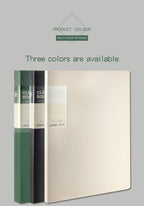 A4 Side-Loading Document Folder Multi-Layer Transparent  Organizer Paper Holder Sheet Music Binder with Dividers 20/30/40/60Page