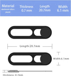 2PCS WebCam Cover Antispy Front Camera Lens Privacy Slider Protector for IPhone 17 Air 16 15 Pro Max Plus 17Pro Web Cam Sticker