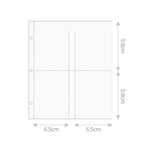 A5 Photocard Holder Photo Album Card Binder D Shape 3 Ring with Magnetic Button Collector Book 10x15 Cards Protectors Storage